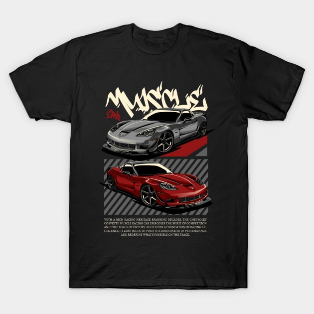 Corvette C6 Collectors T-Shirt by Harrisaputra